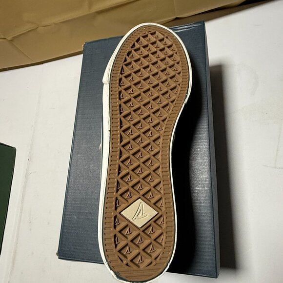 Sperry Women’s Sea Sailor Platform Shoes White Leather Size 9 NEW - Picture 3 of 12